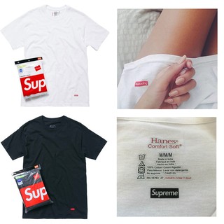 全新正品 Supreme 打底衫 Hanes Tagless小Logo 經典款