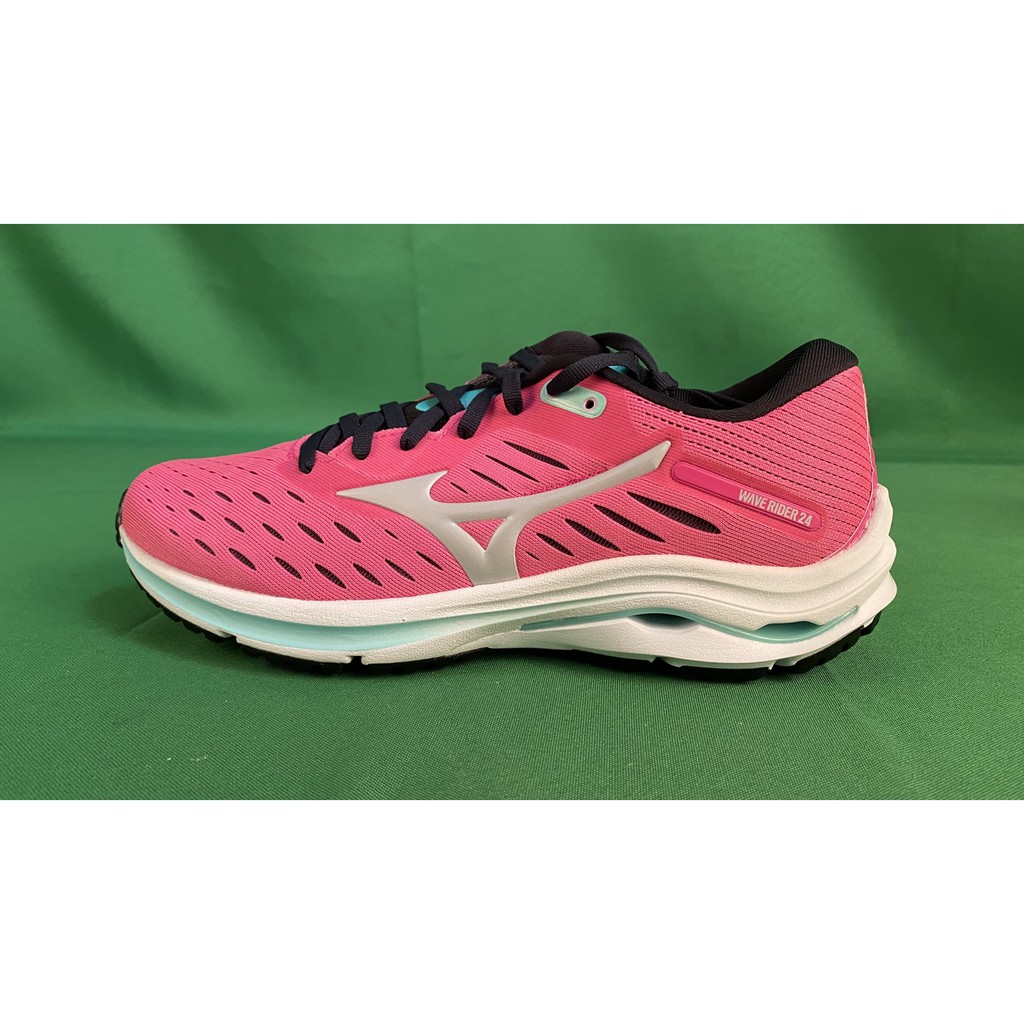 【宏明體育】✈五折出清✈ MIZUNO WAVE RIDER24 WIDE 女款慢跑鞋 J1GD200355