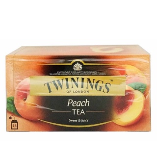 【旺來昌】TWININGS唐寧香甜蜜桃茶/皇家伯爵茶(2g*25入)