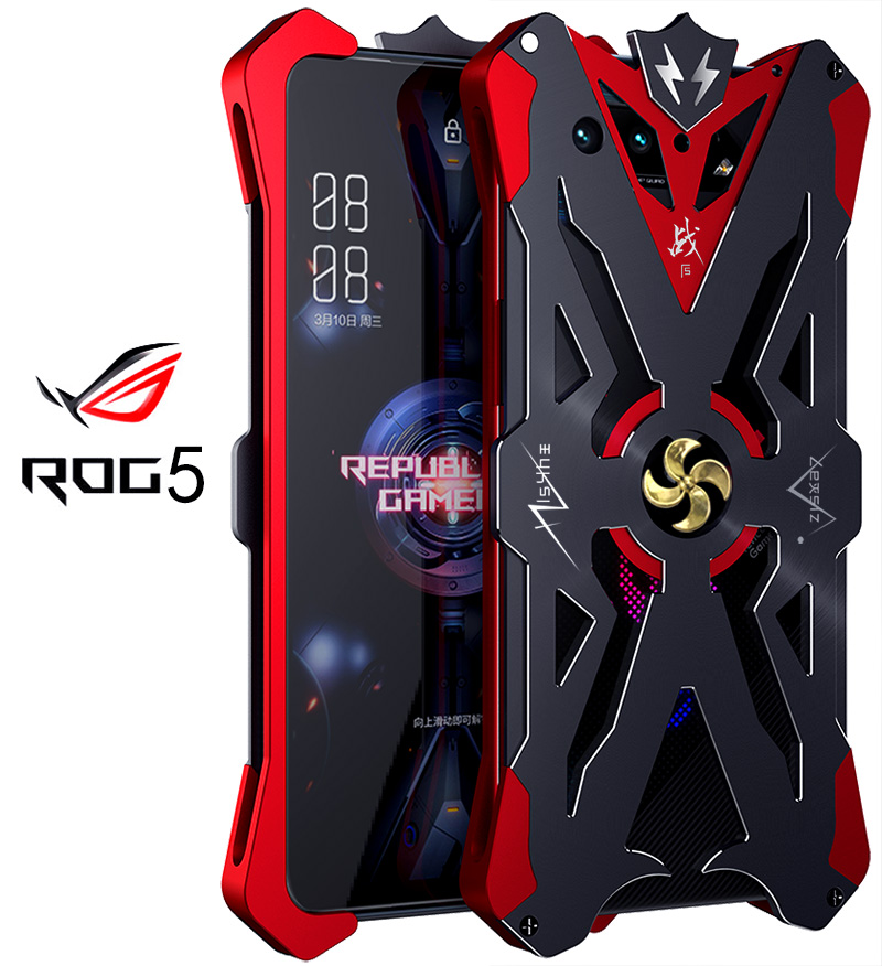 【鋼鐵俠】金屬邊框 Asus ROG Phone 5 Pro 手機殼 金屬殼 全包防摔殼 鎂鋁合金框 散熱保護套 潮流