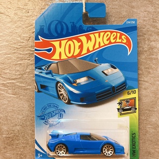 (小賈車庫) 1/64 HOT WHEELS 風火輪 '94 BUGATTI EB110 SS 布加迪 藍色