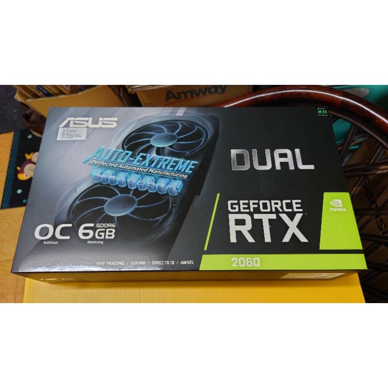 （售）華碩顯示卡Dual GeForce RTX 2060 OC 6GB可分期