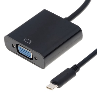 1 Pc USB Type C To VGA Adapter Cable USB 3.1 Converter Adapt