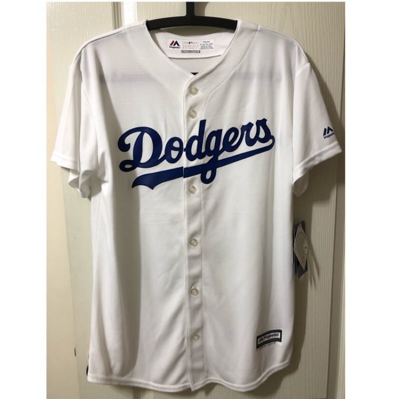 MLB 大聯盟 洛杉磯 道奇隊 LA Dodgers 青年版尺碼 球迷版 棒球衣 Majestic 正品