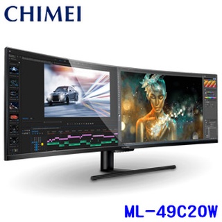 【現貨】CHIMEI奇美 ML-49C20W 電競螢幕 49吋 曲面 1800R 32:9量子點曲面電競螢幕