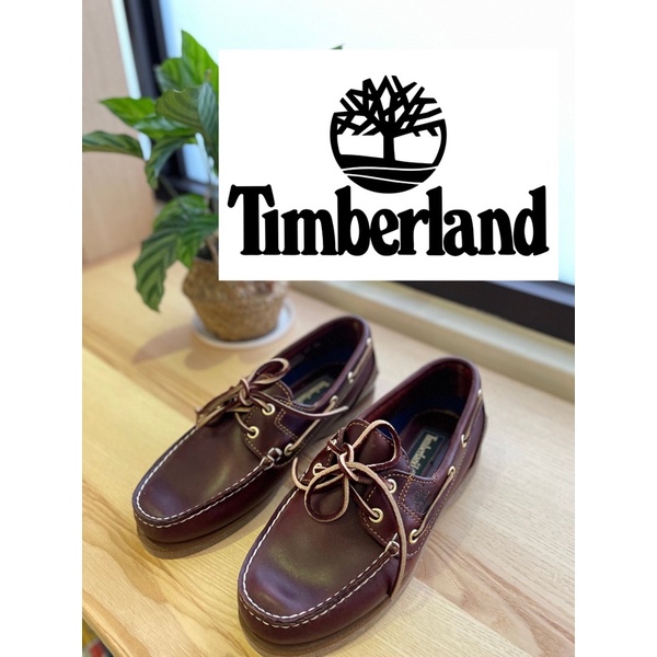 --大降價--全新Timberland 真皮休閒鞋女款經典深棕色雷根鞋 US5.5 尺寸 附鞋盒可當禮物