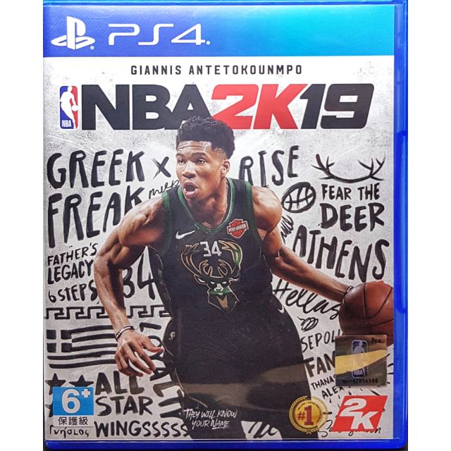 【24H發貨】全新！PS4遊戲片 2K19中文版 稀有LBJ封面 NBA2k19美國職業籃球賽2019 NBA2k20