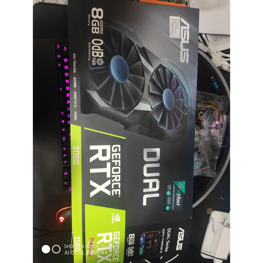 ASUS DUAL RTX2080 O8G 華碩