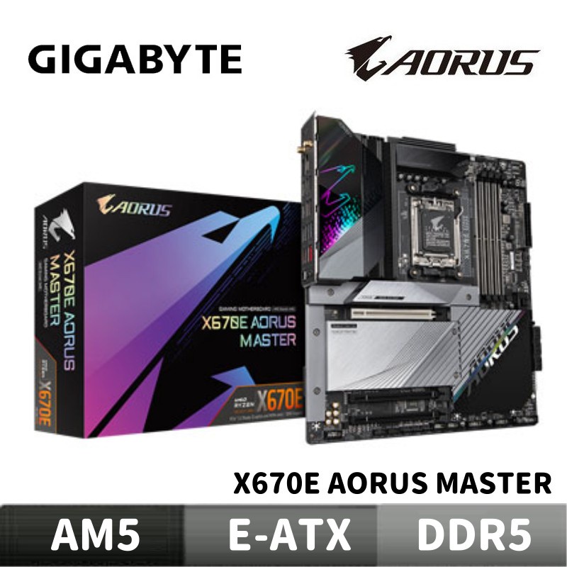 GIGABYTE 技嘉 X670E AORUS MASTER 主機板