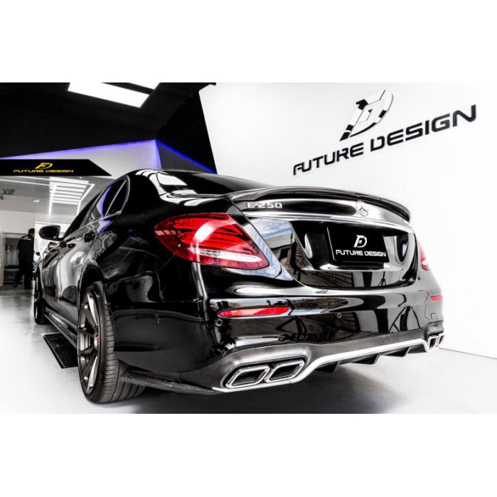 【Future_Design】賓士 BENZ W213 E63款 後下巴總成 含四出 尾飾管  AMG 專用