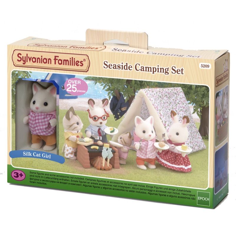 sylvanian families seaside camping set