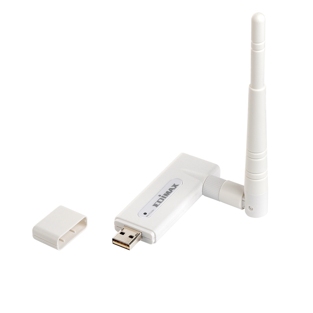 USB無線網路卡(可拆式天線、含延長底座) - EDIMAX