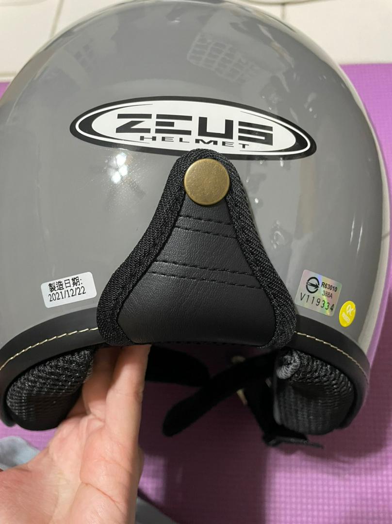 瑞獅ZEUS ZS-388A 內藏墨鏡送鏡片新素色安全帽388A 內藏遮陽鏡半罩復古帽｜23番| 蝦皮購物