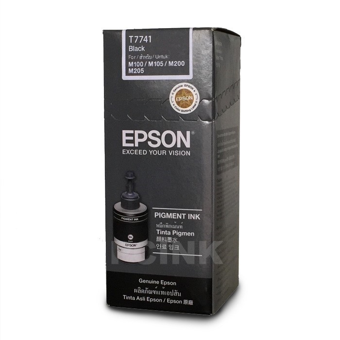 Epson T774100 黑色原廠墨水 L655 / M105 / M200 / L605 / L1455 T7741