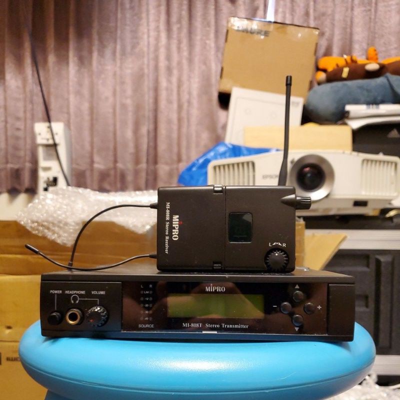 MiPRO MI-808T/R 無線入耳式監聽