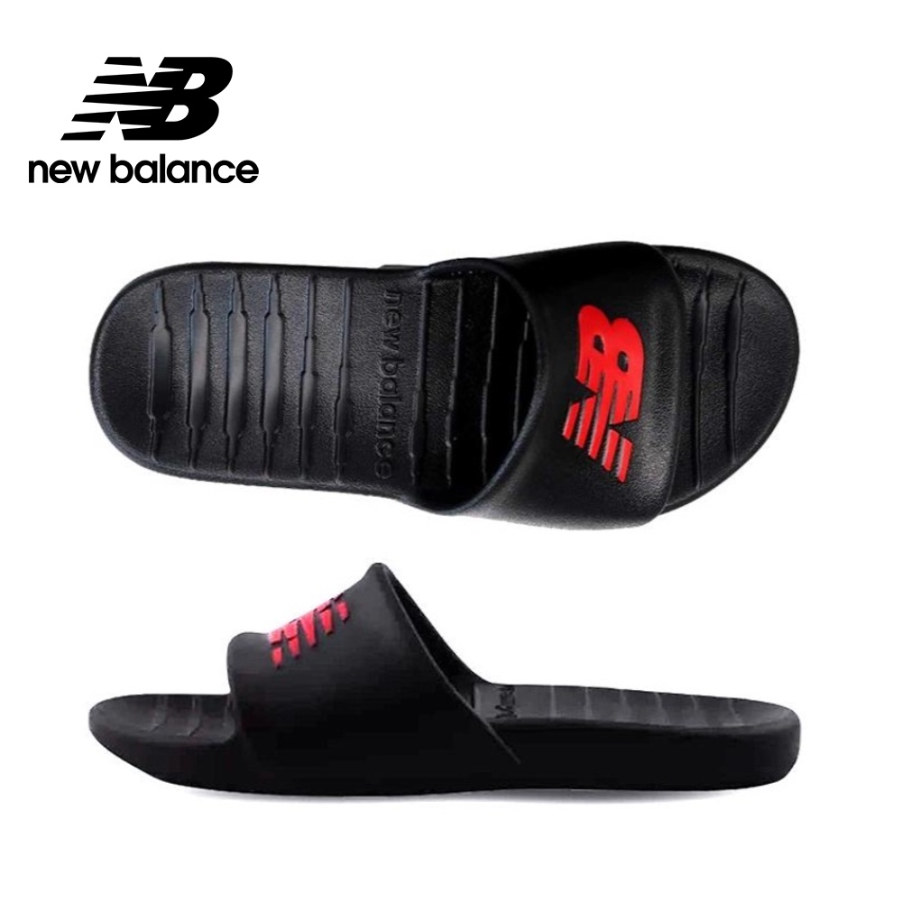 【New Balance】 NB 涼拖鞋_中性_黑紅色_SUF100BR-D楦