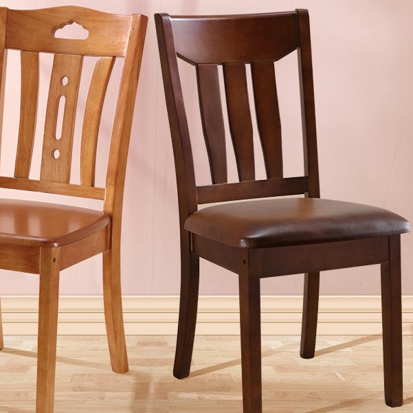 【❀高品質❀】工廠直銷餐椅家用木椅子靠背椅凳子簡約書桌原木中式餐廳餐桌椅全實木椅子