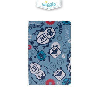 Wigglo 筆記本笑臉機器人藍色