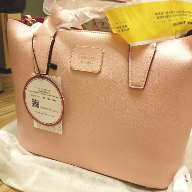 求售！S'AIME東京企劃  粉色中型托特包