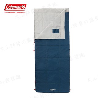 【大山野營-露營趣】Coleman CM-34776 表演者III 白灰睡袋/C15 信封型睡袋 全開式 纖維睡袋