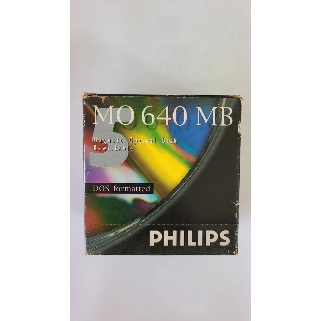 PHILIPS MO機 磁碟片 640MB，全新未使用