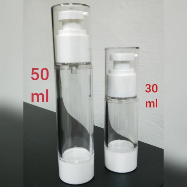 50ml 30ml 透明真空瓶 分裝瓶 乳液瓶 精華液 高單價乳液