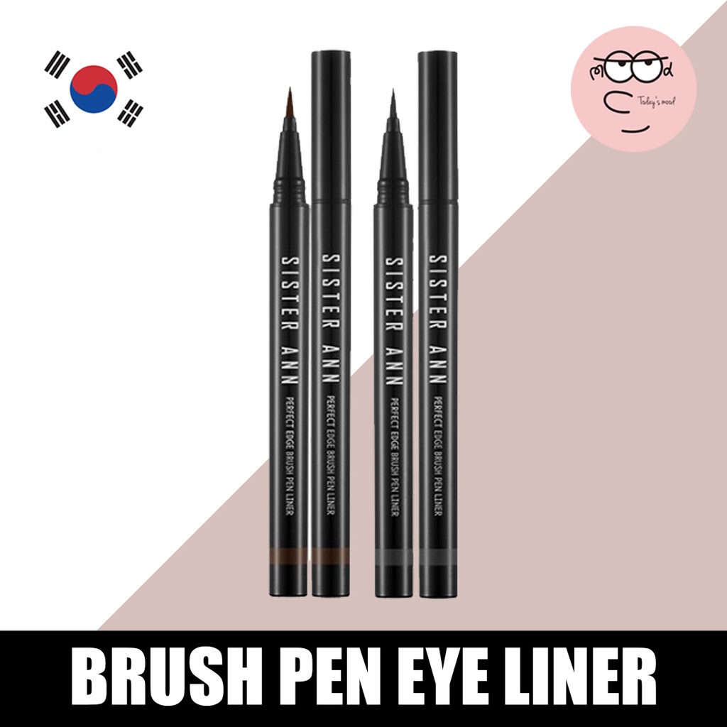 [SISTER Ann] 完美邊刷眼線筆(2色) | 防水防油眼線筆眼線筆眼線筆