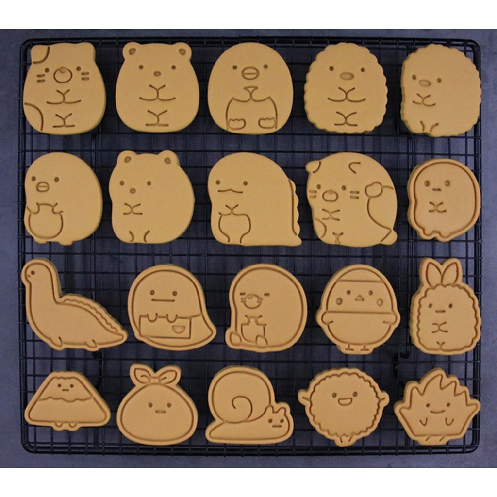 🌹甜食愛上我😋🌹  (預購) 3D 卡通 3D 列印 打印 PLA 塑膠 餅乾模 餅乾模具 角落生物 卡通 日本
