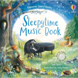 英國Usborne 森林裡的音樂大師 Sleepytime Music Book 寶貝晚安曲 溫馨的獨奏會