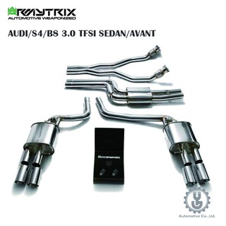 Armytrix AUDI/S4/B8 3.0 TFSI SEDAN/AVANT 排氣系統 全新空運【YGAUTO】