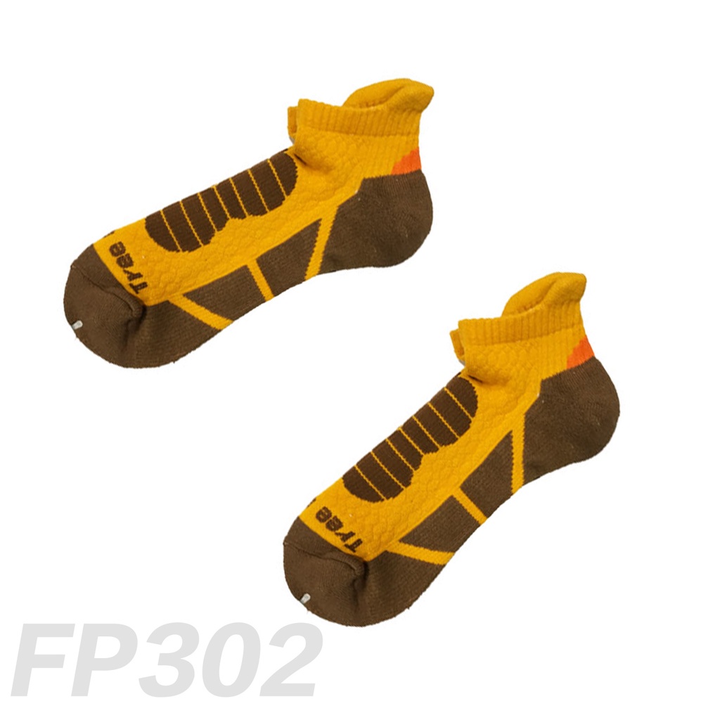 足立康TreeCom除臭襪 雙側翼減壓運動型低筒襪 襪子男款 型號FP302（咖色）