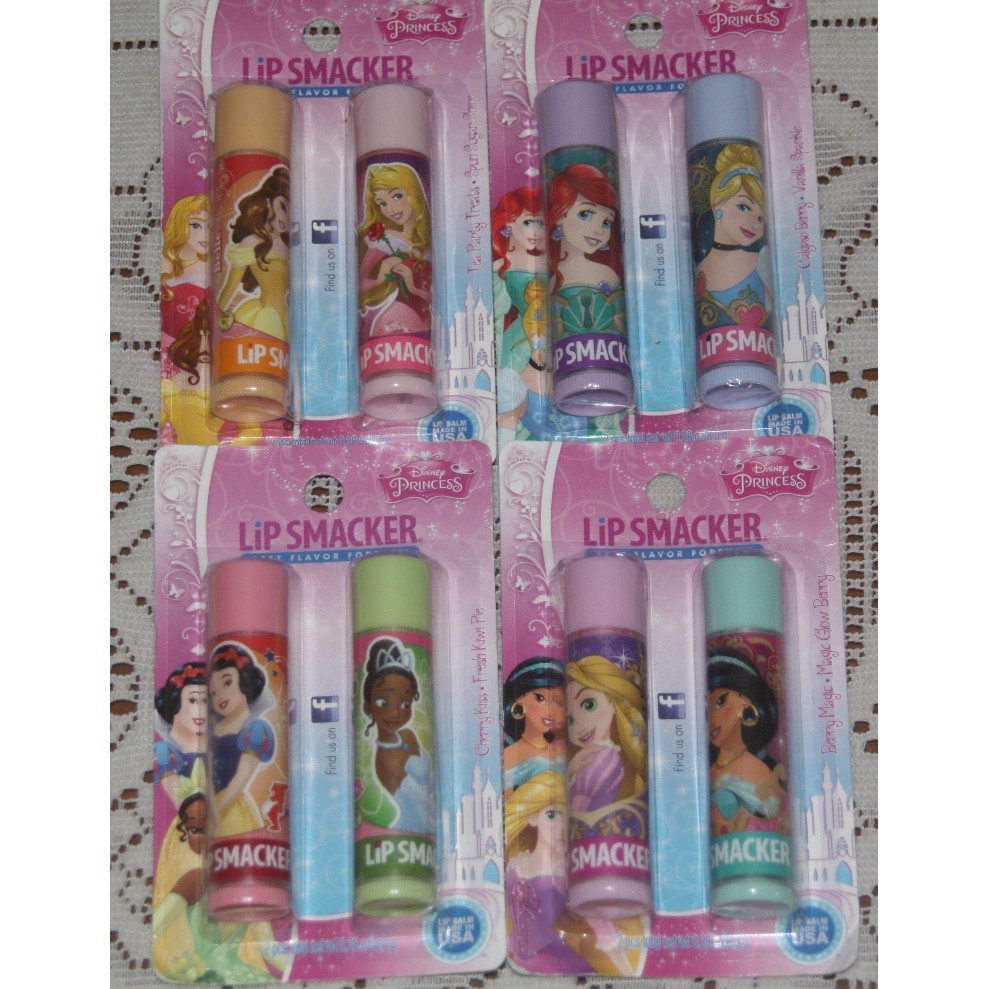 Lip Smacker 2015 聖誕限量 [ Disney Princess 護唇膏 ] 兩支組 四款可選 全新品