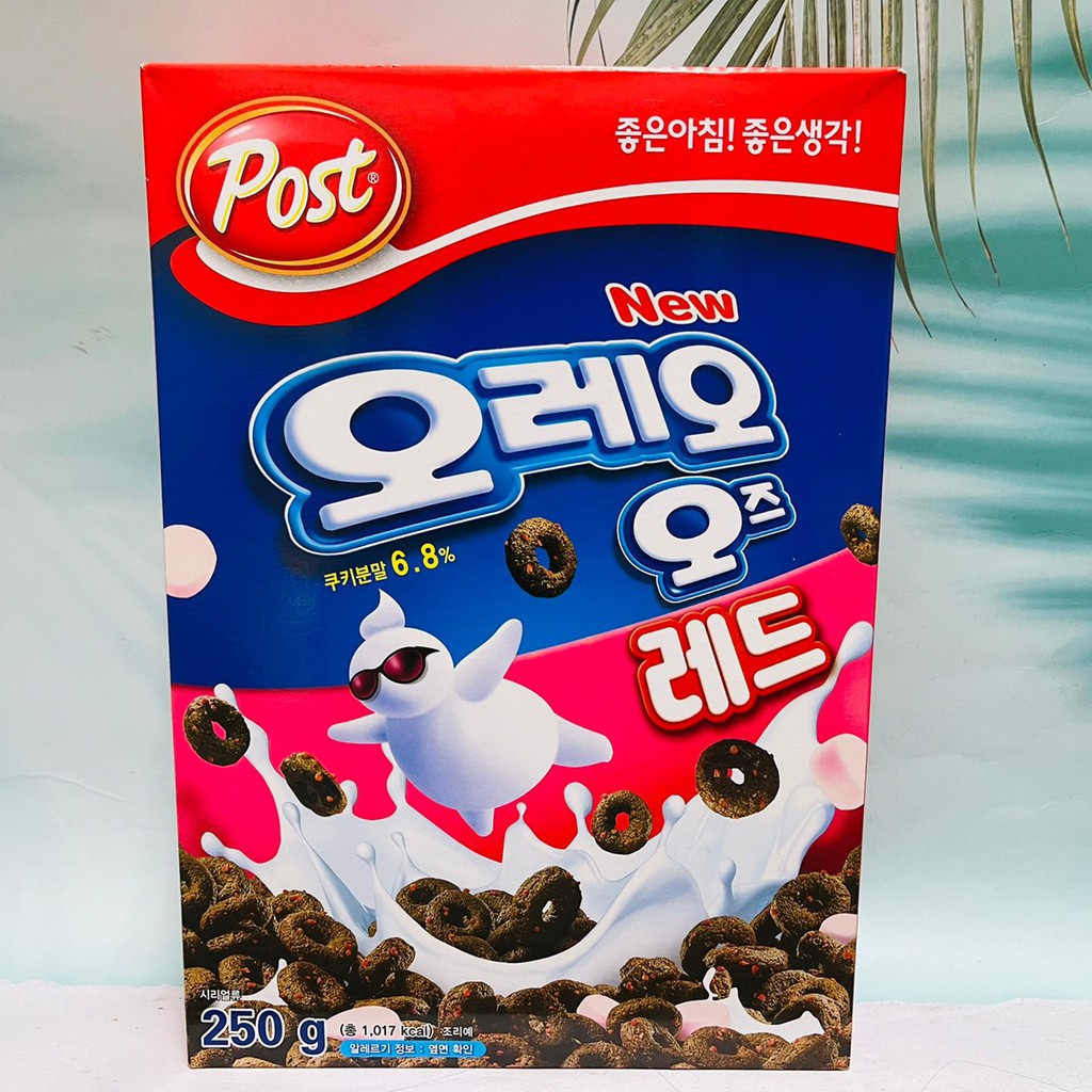 韓國 Post OREO 巧克力棉花糖麥片 草莓風味 250g