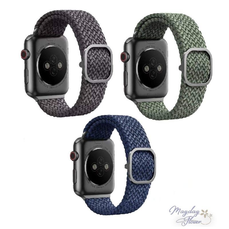 【UNIQ】Aspen Apple Watch 防潑水高彈力編織單圈錶帶 42/44mm