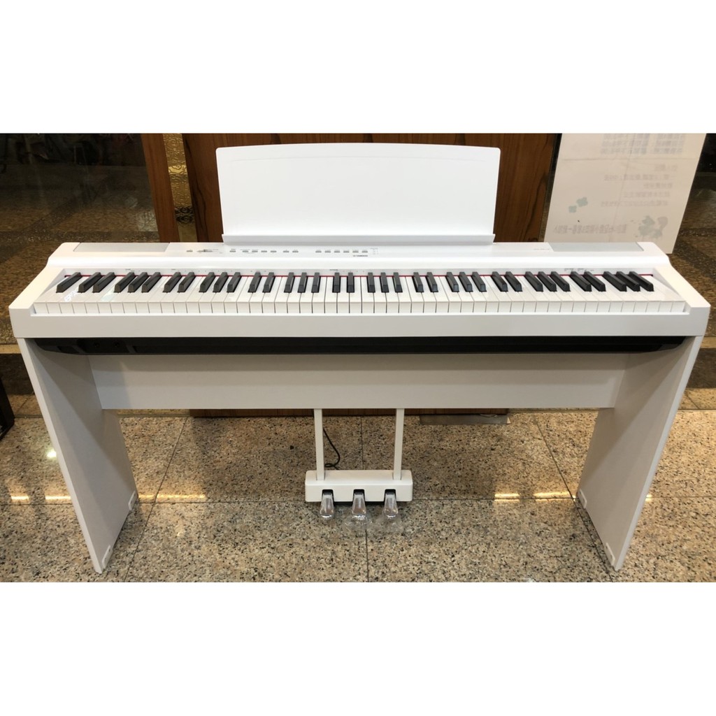 YAMAHA P125 P-125 88鍵電鋼琴數位鋼琴靜音鋼琴山葉電鋼琴山葉鋼琴全省到府維修保固一年， | 蝦皮購物