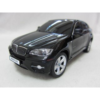 【露天蝦皮便宜免運】 1/24全新BMW寶馬X6休旅車黑色擬真烤漆原廠授權遙控車(RASTAR瑪琍歐公司貨)