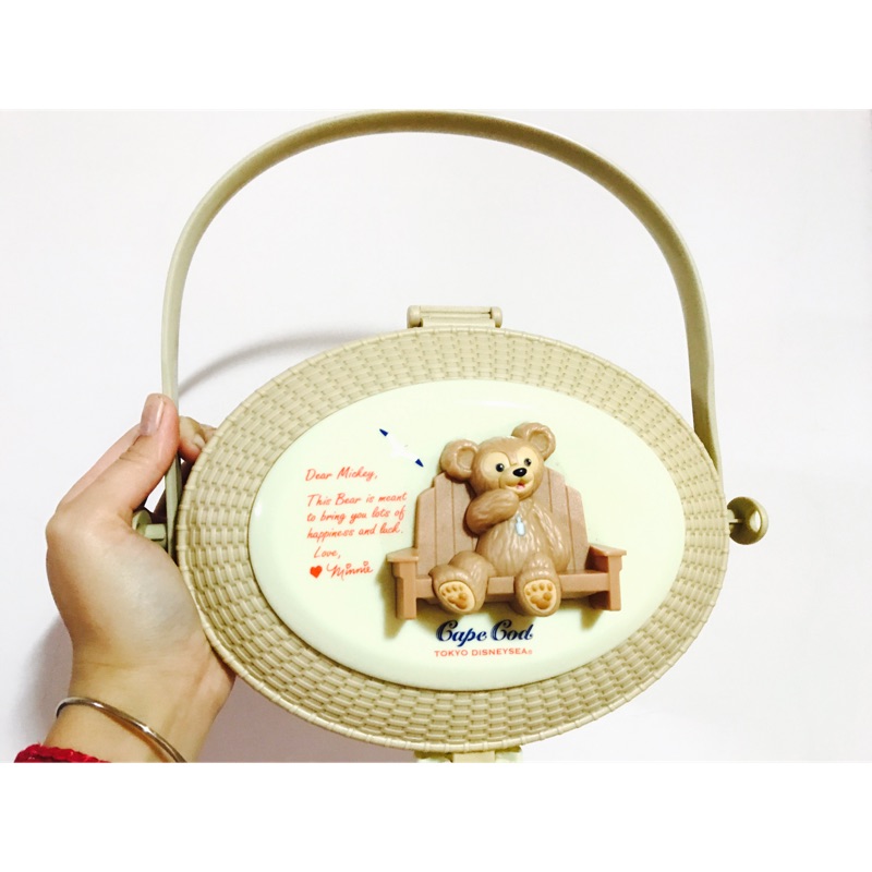 （已保留）東京迪士尼-達菲熊造型爆米花桶