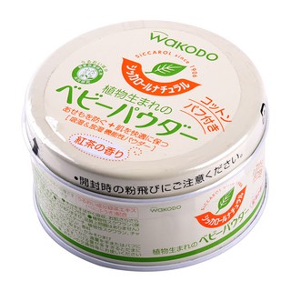 日本製 WAKODO 和光堂 嬰幼兒玉米盒裝爽身粉(紅茶香)120g＊JC小舖＊