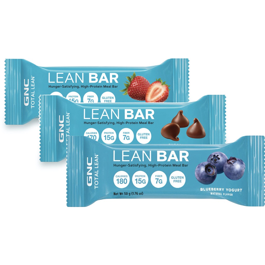 【On代購】GNC LEAN BAR 高蛋白棒 營養棒 乳清蛋白 乳清巧克力 草莓 藍莓 代餐