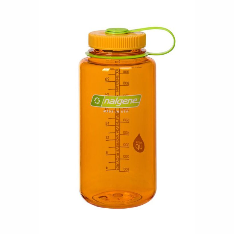 nalgene 1000 ml 寬口登山戶外運動耐熱水壺 柑橘2178-2065-現貨/蝦皮代開發票