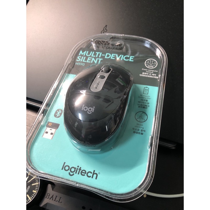 全新未拆Logitech M590滑鼠