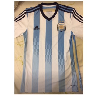 adidas 2014 世界盃阿根廷 國家隊 主場 足球衣 梅西 Messi