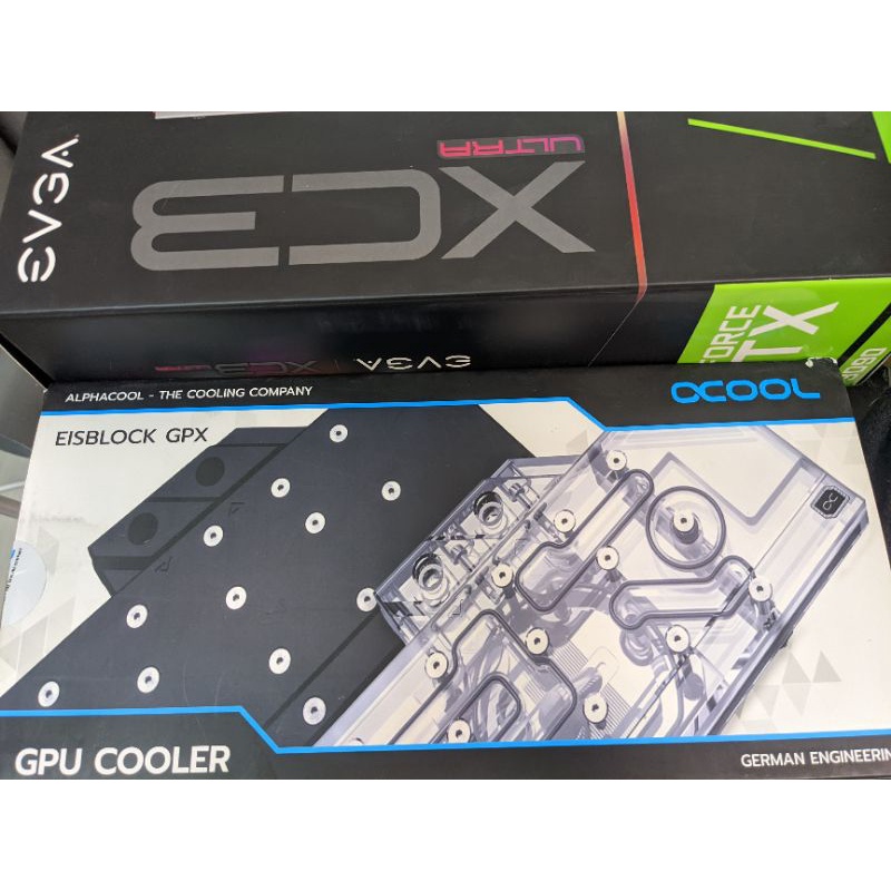 EVGA 3090 xc3 去年八月購買，前後水冷頭