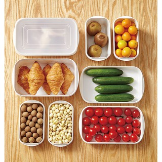 冷藏保鮮盒 密封盒 長方形小飯盒 食品收纳盒 可微波爐便當盒 冰箱水果保鮮盒 冰箱收納 食物分裝 食物收納 五金百貨