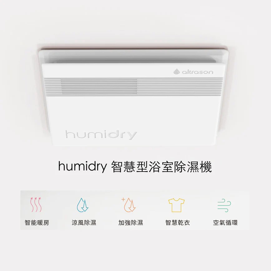 可刷卡 可分期 Humidry 除濕 日本沸石 除溼輪智慧乾衣 除濕機 乾燥機 換氣扇 暖風機 浴室型 BRA-220V