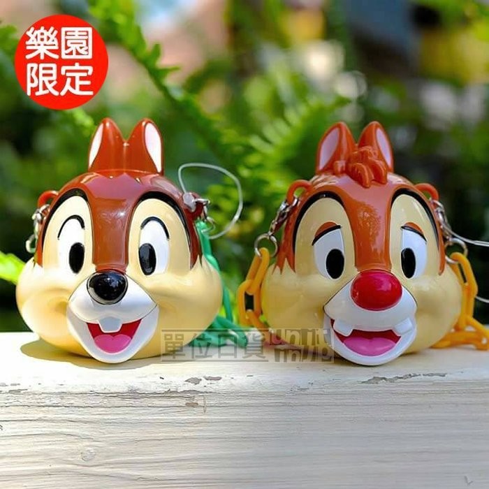 『 單位日貨 』現貨日本正版 東京 迪士尼 樂園限定 奇奇 蒂蒂 爆米花桶 縮小版 造型 糖果罐 不含糖果