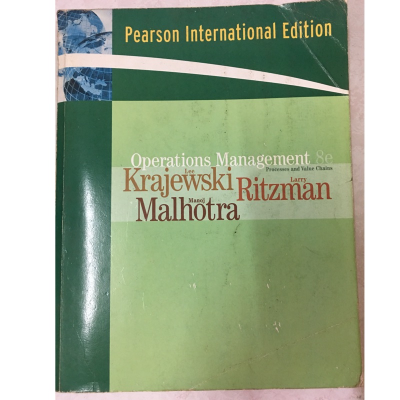 《Operations management student lecture guide》ISBN:0132371200