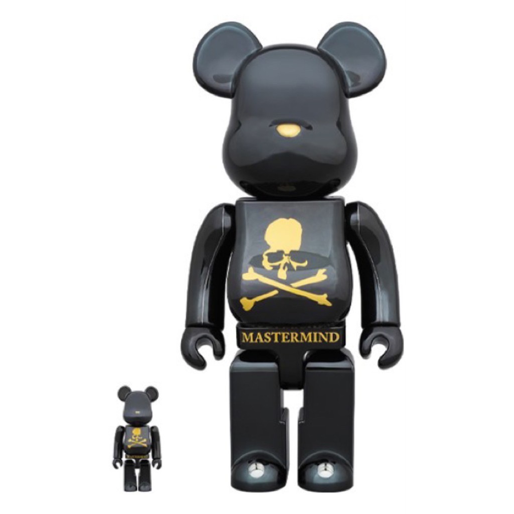 【維沐玩具屋🐻】日本潮流神牌Mastermined黑金繁榮 Be@rbrick  400+100%限定 限量  量很少