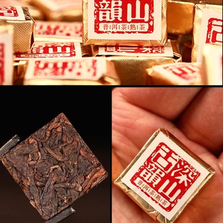 雲南普洱茶小沱茶小金磚熟茶迷你茶沖泡方便乾淨衛生品質佳原味熟茶糯米香樟香普洱