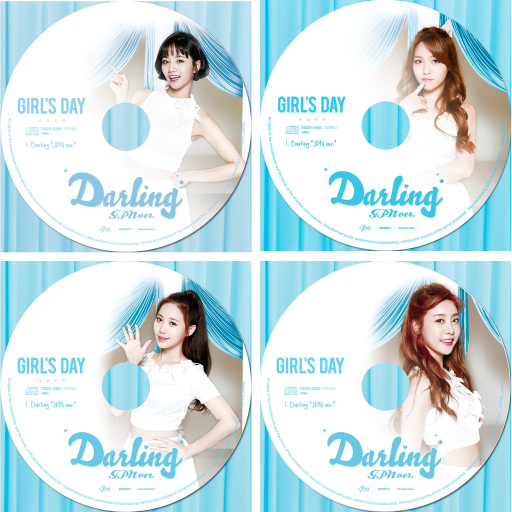 現貨在台灣 特價出清 Girl S Day 日本出道單曲darling Jpn Ver 進口盤 蝦皮購物